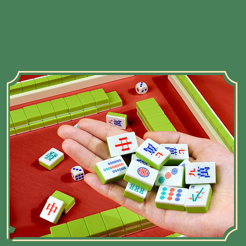 Board Game Mahjong - Set Mahjong, Mahjong portatile da viaggio,