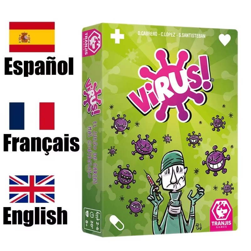 Board Game Virus - Gioco di Carte Interattivo Transfrontaliero: Nuova