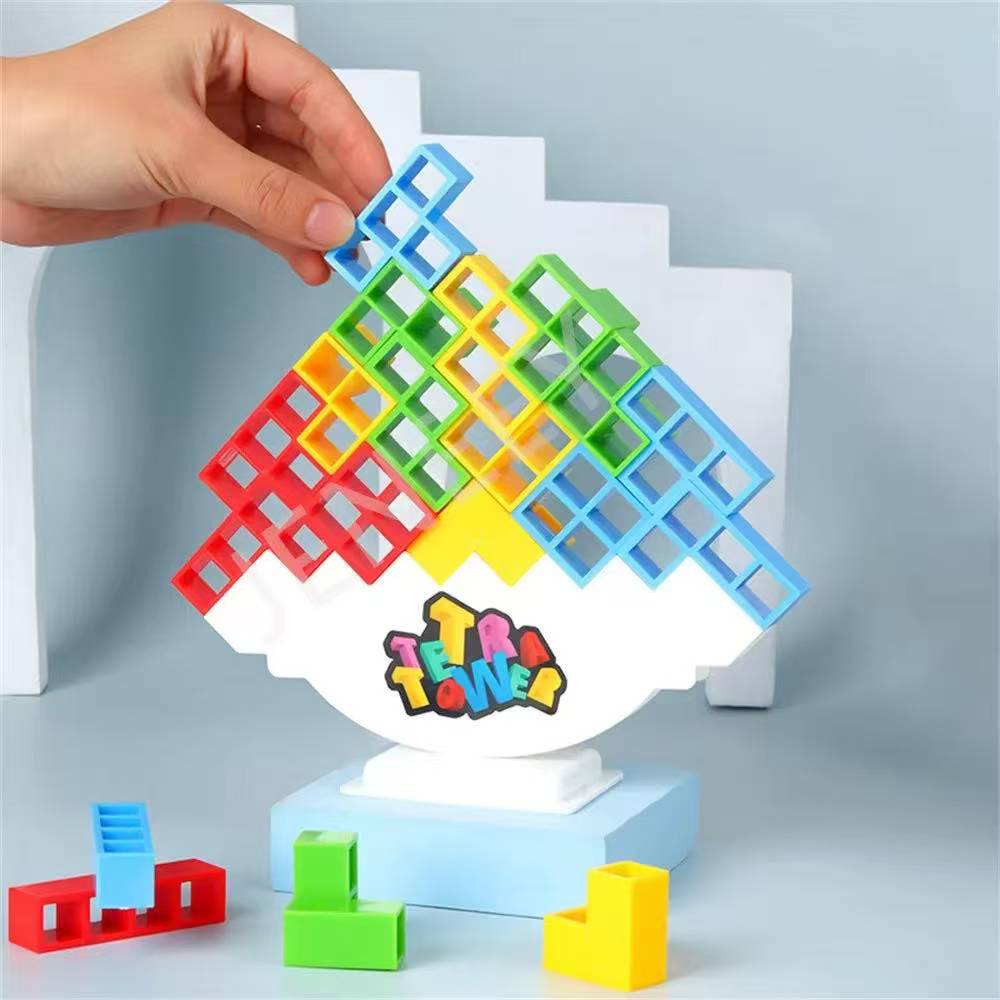 Board Game Saboteur - Tetris Tower Bilanciamento Impilabile Giocattoli Blocchi