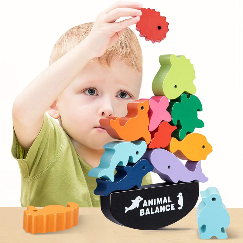 Board Game Recommendation - Nuovi bambini Montessori blocchi di equilibrio
