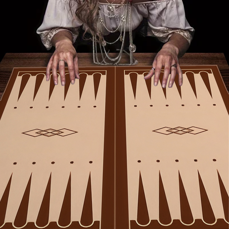 Board Game Hotel - 1 pz Tappeto da Tavolo Marrone