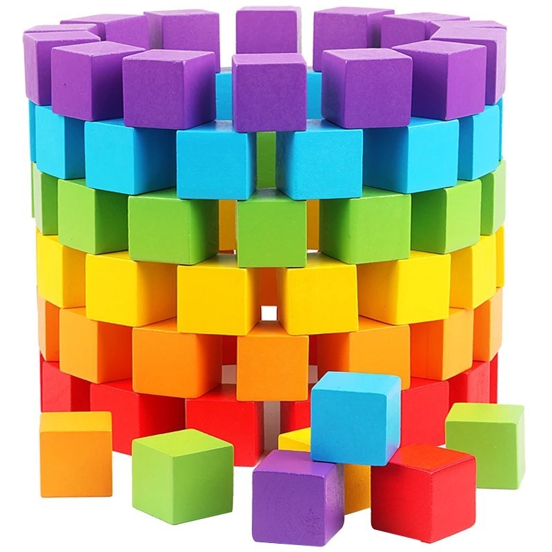 Board Game Recommendation - 30 Pezzi/Lotto Cubi di Legno Colorati