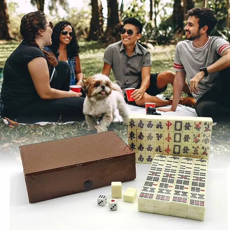 Board Game Mahjong - Set di Mahjong Cinese con 144
