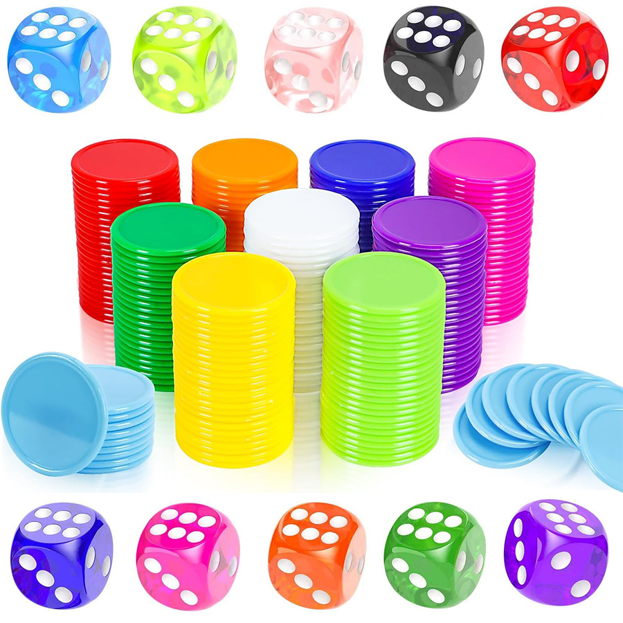 Board Game Sequence - Set da 100 fiches e 10
