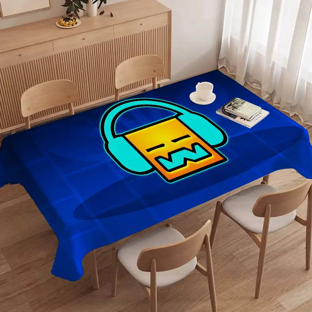 Board Game Hotel - Tovaglia per videogiochi Geometry Dash, copritavolo,