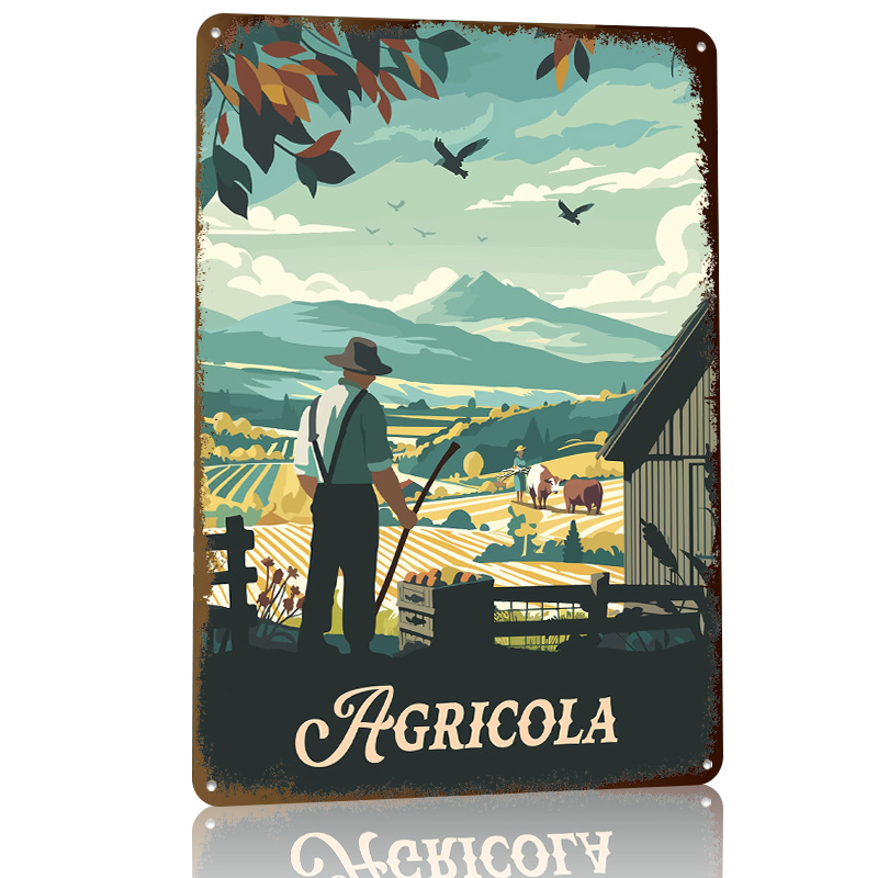 Poster in Metallo con Texture  - Board Game Illustrator recensione e prezzo