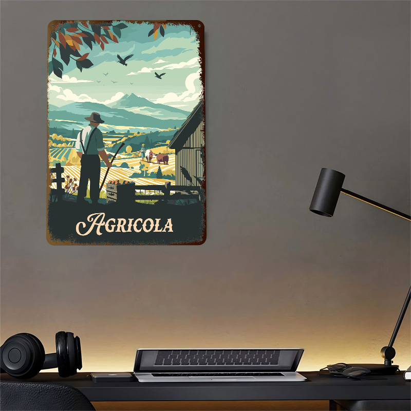 Poster in Metallo con Texture  - Board Game Illustrator recensione e prezzo